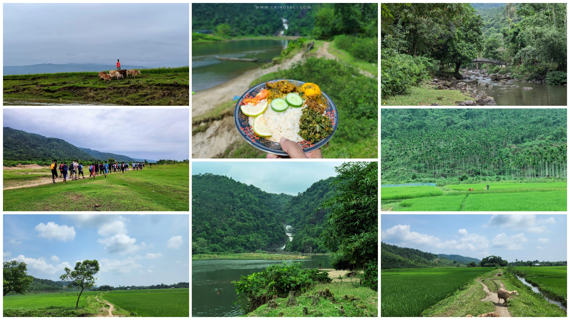 বিছানাকান্দি টু জাফলং হাইকিং ডে ট্যুর